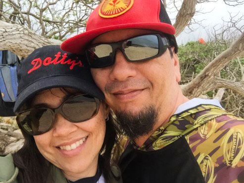 image of Wainee Raphael and her husband